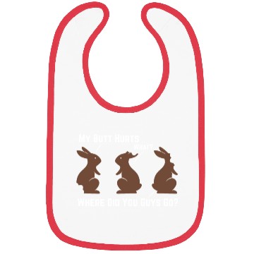 Discover Happy Easter Motif Easter Eggs Funny Easter Bunny Bibs