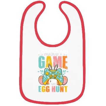 Discover Happy Easter Motif Easter Eggs Funny Easter Bunny Bibs