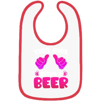 Discover This girl needs a beer vacation Spring Break Bibs