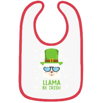 Discover LLama be Irish Lama Alpaca St. Patrick's Day Bibs