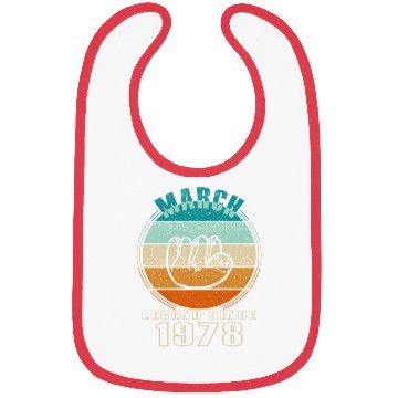 Discover 1978 Im März Vintage Bibs