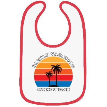 Discover Family Vacation Summer Beach Bibs