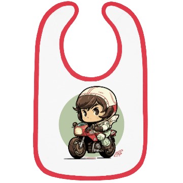 Discover Motorcycle Boy Bibs