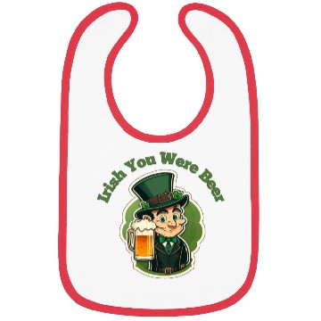Discover Irish You Were Beer - Saint Patrick's Day Fun Bibs