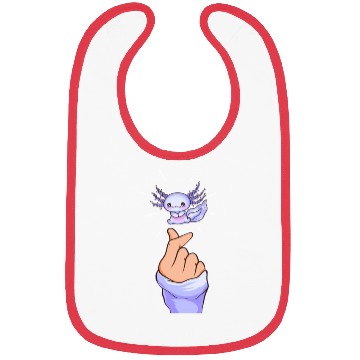 Discover Japanese Aesthetic Kawaii Axolotl Bibs