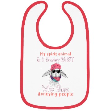 Discover My Spirit animal Is A Grumpy Rabbit Bibs