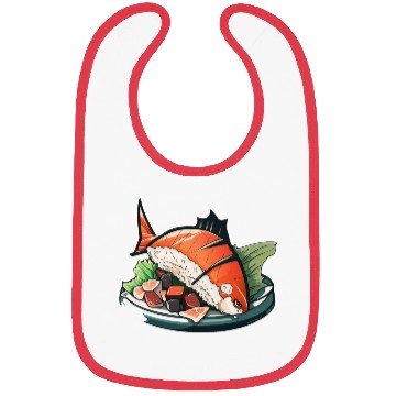 Discover Sashimi styled fish Bibs