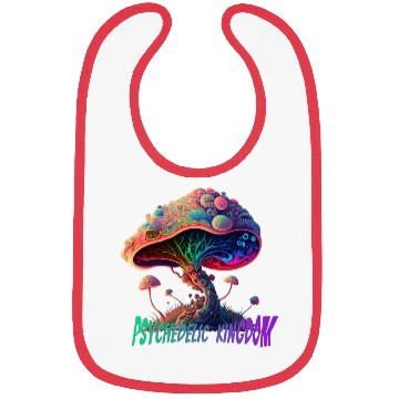 Discover Psychedelic Mushroom Bibs