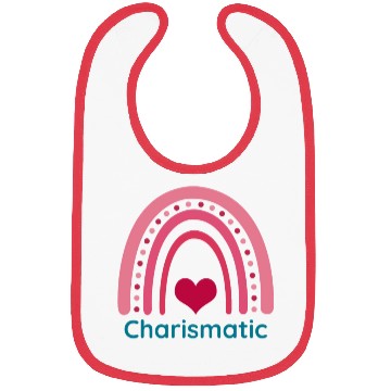Discover Charismatic Viva Magenta Boho Rainbow Bibs