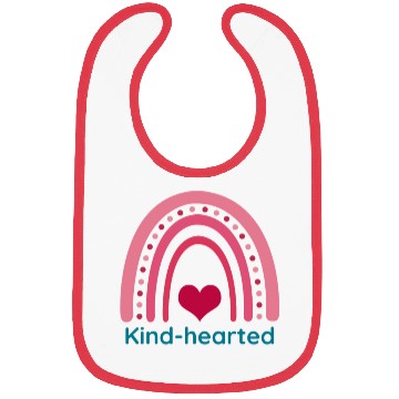 Discover Kind hearted Viva Magenta Boho Rainbow Bibs