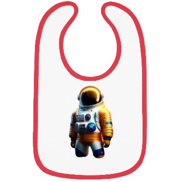 Discover Astronaut transparent, Orange and White Bibs