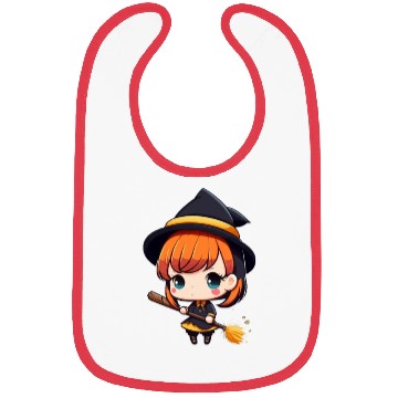 Discover Cute But Witchy Chibi Witch Wicca Bibs