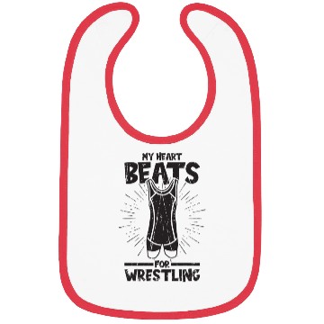 Discover My heart beats for wrestling - Wrestling Bibs