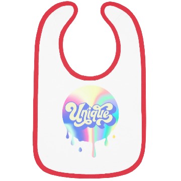 Discover Unique Retro Bibs | 90s Bibs |Wavy Font Bibs