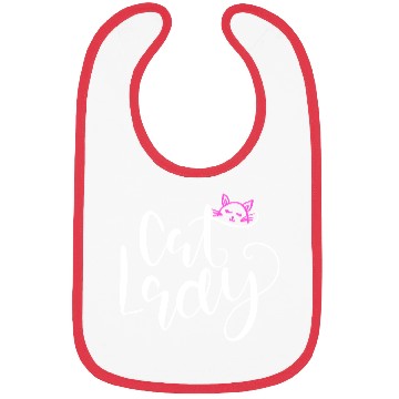 Discover Cat lady Meow Bibs