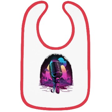 Discover AV Technician Microphone Audio Visual Tech Sound Bibs