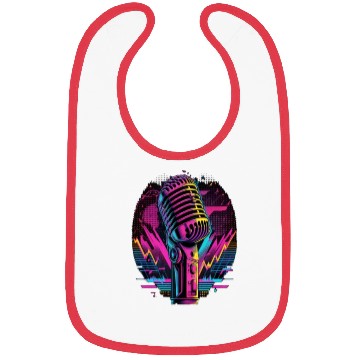 Discover AV Technician Microphone Audio Visual Tech Sound Bibs