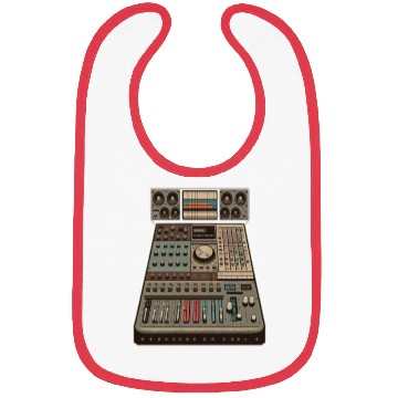 Discover AV Technician Music Mixing Board Audio Visual Bibs