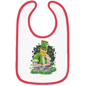 Discover St Patricks Day DJ, Music Love, Tattoos Lucky Clov Bibs