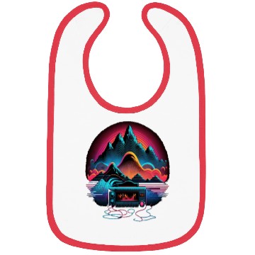 Discover AV Technician Sound Waves Audio Visual Technology Bibs