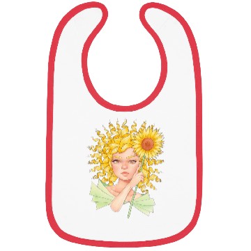 Discover Sunflower Girl Bibs