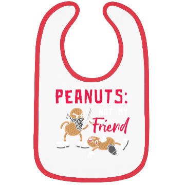 Discover Peanuts Not My Friend Peanut Allergic Bibs