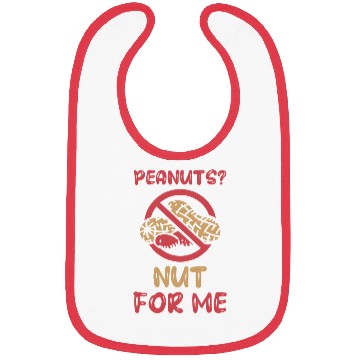 Discover Peanuts? Not For Me Peanut Allergic Peanut Allergy Bibs