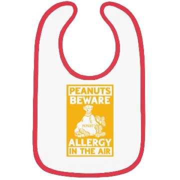 Discover Peanuts Beware Allergy In The Air Peanut Allergic Bibs