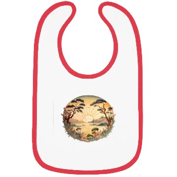 Discover Japanese Sunset Fine Art Bibs