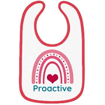 Discover Proactive Viva Magenta Boho Rainbow Bibs