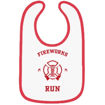 Discover Fireworks Safety Director I Run... Bibs