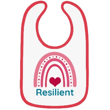 Discover Resilient Viva Magenta Boho Rainbow Bibs