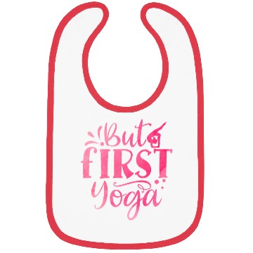 Discover But First Yoga Bibs