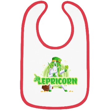 Discover Lepricorn St. Patrick's Day Unicorn Bibs