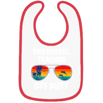 Discover Preschool kindergarten educator off duty teacher Bibs