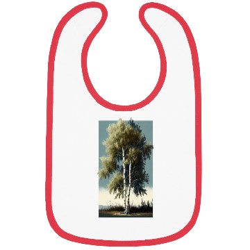 Discover Minimalist Birch Tree Art for Any Home Bibs