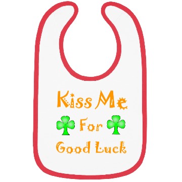 Discover kiss me For Good Luck Clover St Patrick's Day Bibs