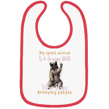 Discover My Spirit animal Is A Grumpy Bear Bibs
