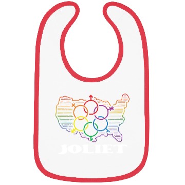 Discover Joliet Pride Month Pride Flag LGBT Community LGBTQ Bibs
