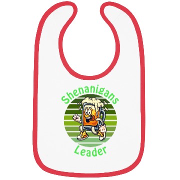 Discover Shenanigans Leader Funny For St.Patrick Day Bibs