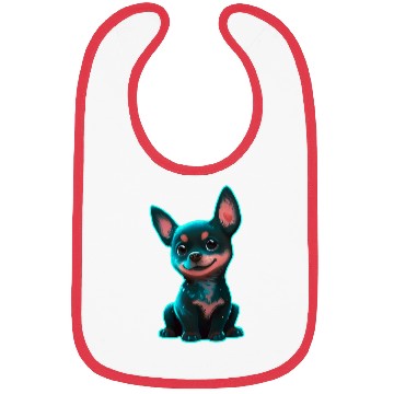 Discover Australian Kelpie puppy neon Bibs