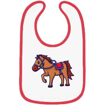 Discover Horse racing funny Bibs
