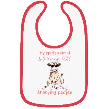 Discover My Spirit animal Is A Grumpy Cow Bibs