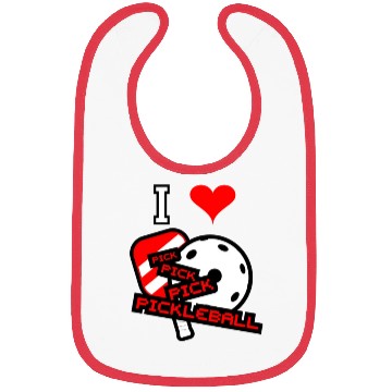 Discover I love pickleball Bibs