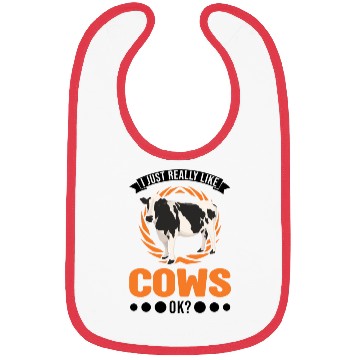 Discover I Just Really Like Cows Cattle Breeder Cow Bibs