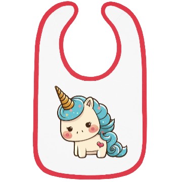 Discover Cute colorful unicorn Bibs
