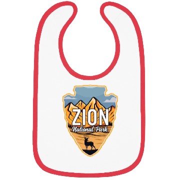 Discover Zion US National Park Arrowhead Deer Mountains Bibs