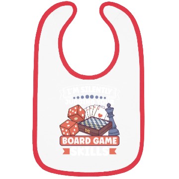 Discover Wine Board Games Chess Board Game Player Gambling Bibs