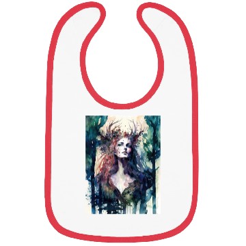 Discover Nature Goddess - Woodland Witchy Forest Greenwoman Bibs