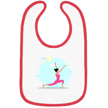 Discover Yoga Exercise Training Sport Pose Bibs